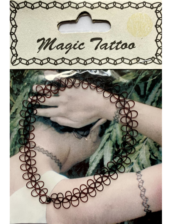 Magic Tattoo ketting Zwart