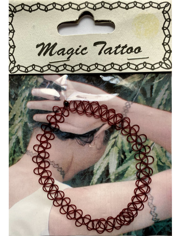 Magic Tattoo ketting Rood