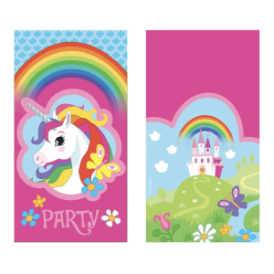 Unicorn uitnodigingskaarten 8 stuks