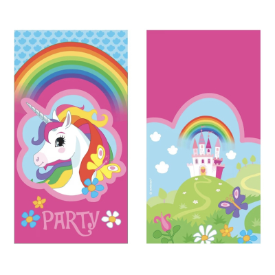 Unicorn uitnodigingskaarten 8 stuks