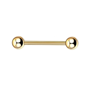 Tongpiercing Tepelpiercing Goudkleurig Tongpiercing Tepelpiercing Goudkleurig