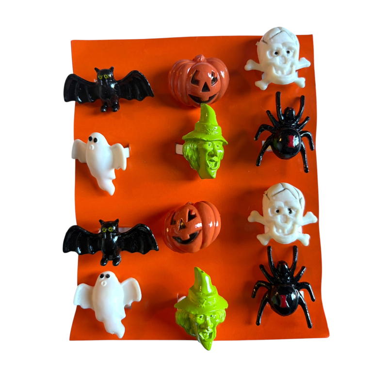 Halloween ringen set 12 stuks