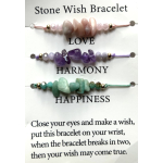 Edelsteen wens armbandjes