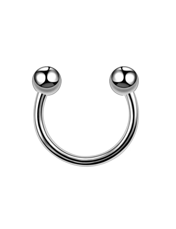 Hoefijzer Piercing Zilverkleurig 