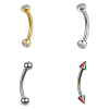 Wenkbrauwpiercings Banana's