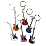 Sleutelhanger Gitaar in 6 kleuren
