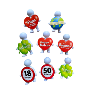 I'm Happy gift poppetjes