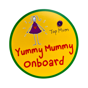 Purple Ronnie Car sign Yummy mummy onboard Purple Ronnie Car sign Yummy mummy onboard