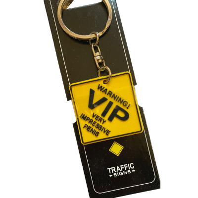 Sleutelhanger Traffic Signs "Warning VIP"