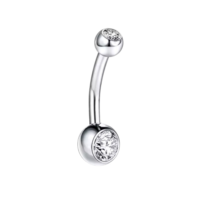 Navelpiercing Zilverkleurig 10x1.6x4