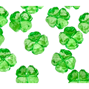 Klavertje vier acryl 10 stuks