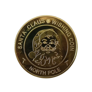 Kerst Santa Claus Wishing Coin