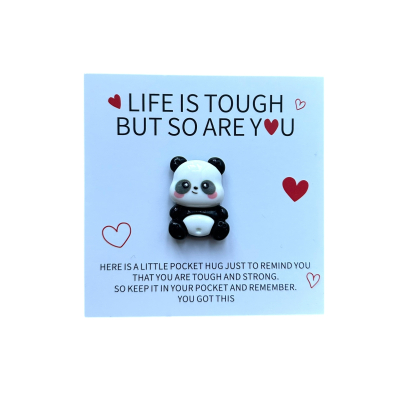 Pocket hug Panda Life is tough