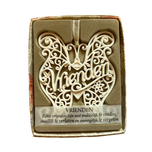 H&&H Inspirerende woorden hanger, Vrienden, Vlinder H&&H Inspirerende woorden hanger, Vrienden, Vlinder