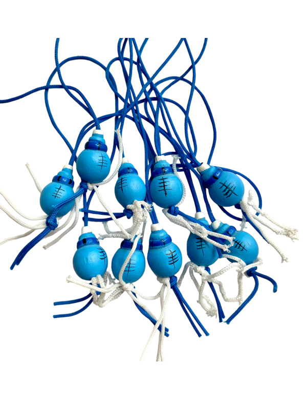 Gelukspoppetjes Babyflesje Blauw 10 stuks