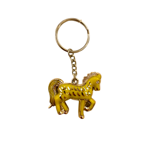Sleutelhanger Paard Geel