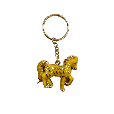 Sleutelhanger Paard Geel
