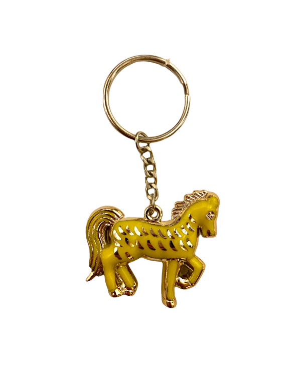 Sleutelhanger Paard Geel
