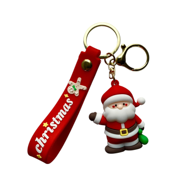 Sleutelhanger Kerstman "Merry Christmas"