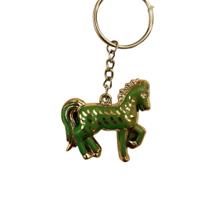 Sleutelhanger Paard Groen
