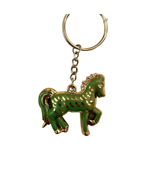 Sleutelhanger Paard Groen