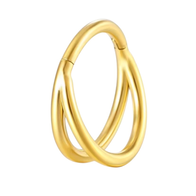 Conch Piercing Ring Goudkleurig 12x1.2mm