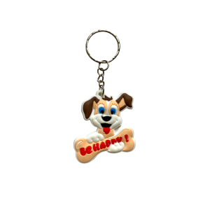 Sleutelhanger Hondje Be happy