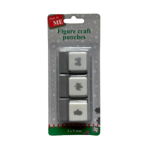 Set van 3 punchen Winter