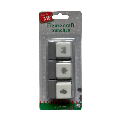 Set van 3 punchen Winter