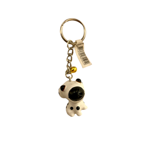 Sleutelhanger Puppy Zwarte vlekken Sleutelhanger Puppy Zwarte vlekken