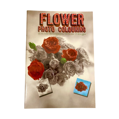 Foto kleurboek Bloemen 