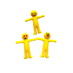 Trekpoppetjes 3 stuks 