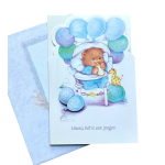 Geboortekaart Hoera een jongen