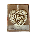 H&&H Inspirerende woorden hanger, Moed, Hart