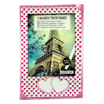 5 Magnetische Foto kaders Hartjes met Marker