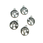 Bedeltjes levensboom 5 stuks