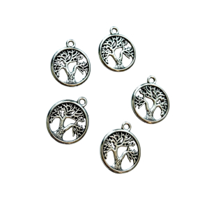 Bedeltjes levensboom 5 stuks