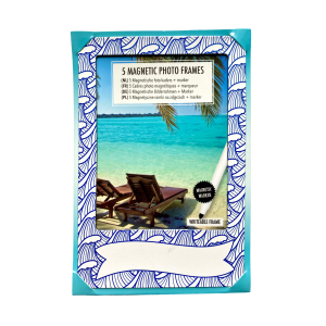 5 Magnetische Foto kaders Golven met Marker 5 Magnetische Foto kaders Golven met Marker