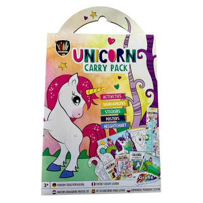 Grafix Unicorn Carry pack Knutselpakket