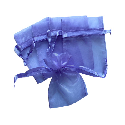 Organza zakje 8x10cm Lila