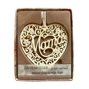 H&&H Inspirerende woorden hanger, Mama, Hart H&&H Inspirerende woorden hanger, Mama, Hart