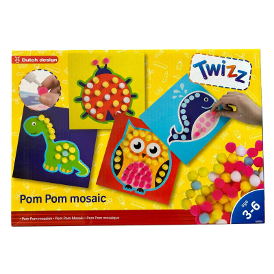 Pom Pom Mozaiek knutselpakket 