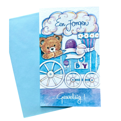 Geboortekaart Een Jongen geweldig