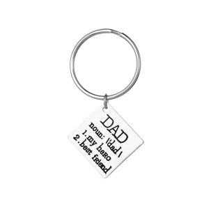Sleutelhanger Vaderdag "Dad my hero, best friend" Sleutelhanger Vaderdag "Dad my hero, best friend"