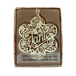 H&&H Inspirerende woorden hanger, Lieve Tante, Bloem