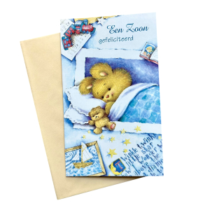 Geboortekaart Een Zoon Gefeliciteerd