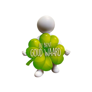 I'm Happy giftpoppetje Jij bent goud waard I'm Happy giftpoppetje Jij bent goud waard