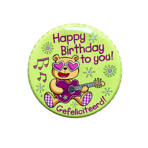 Blikje met Tekst Beertje Happy birthday to you Blikje met Tekst Beertje Happy birthday to you