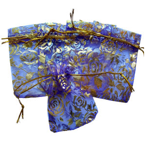 Organza zakje 7x9cm Rozen Paars