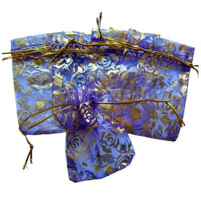 Organza zakje 7x9cm Rozen Paars